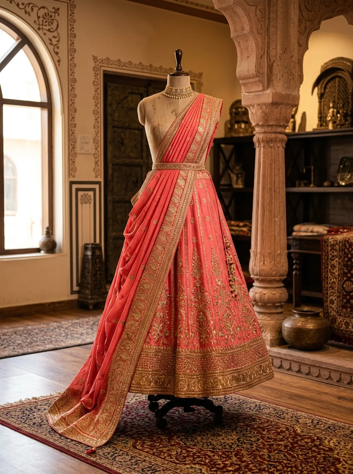 Bridal silk collection at Pulimoottil Silks, Kottayam