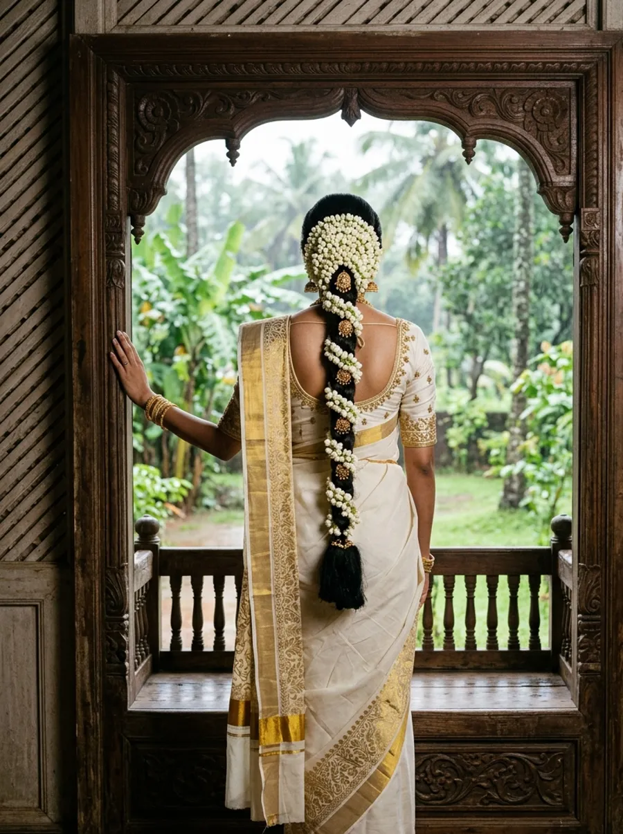Banarasi saree at Pulimoottil Silks