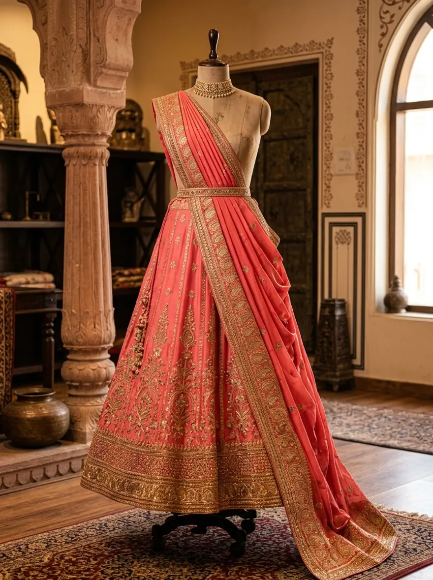 Organza saree at Pulimoottil Silks