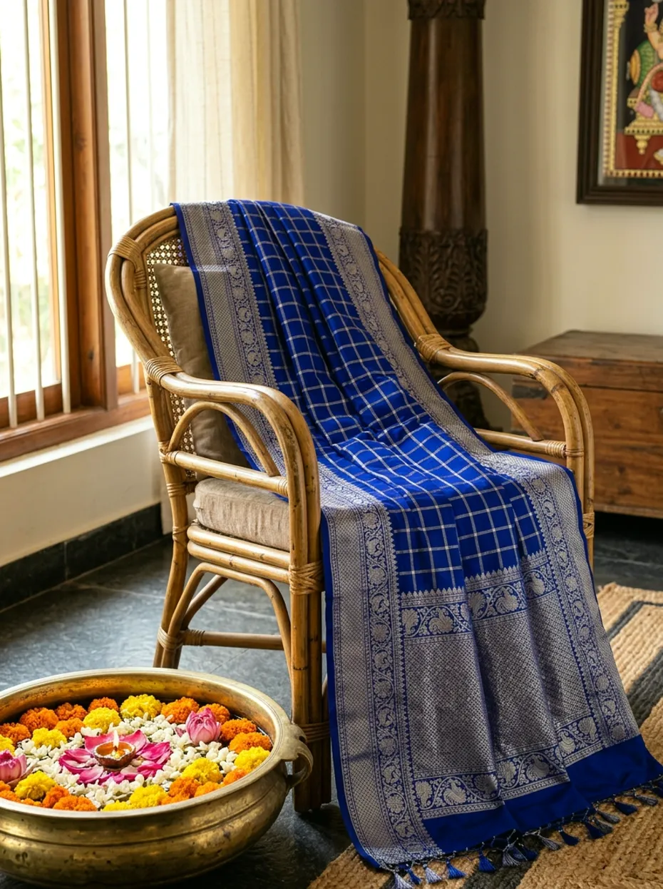 Churidar set at Pulimoottil Silks